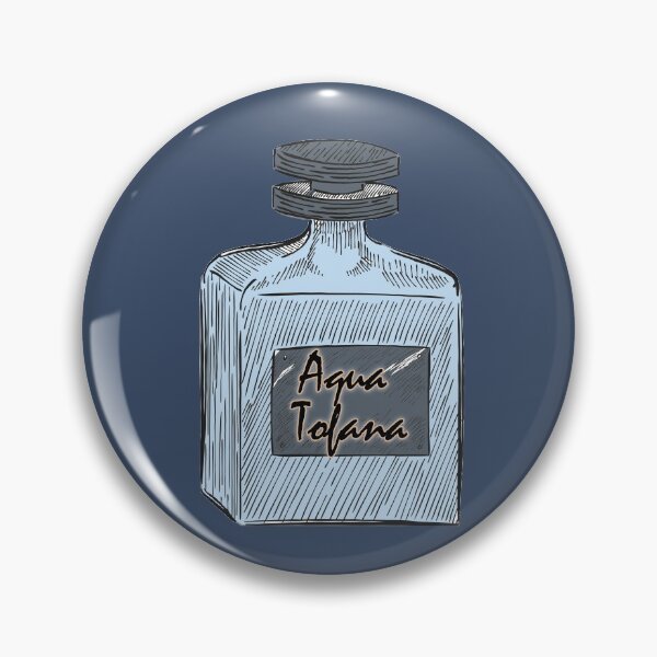 Item preview, Aqua Tofana Simle Handrawn Vintage Version -Bailey Sarian Suspish Crime Story designed and sold by EvaWolf.