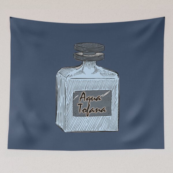 Item preview, Aqua Tofana Simle Handrawn Vintage Version -Bailey Sarian Suspish Crime Story designed and sold by EvaWolf.