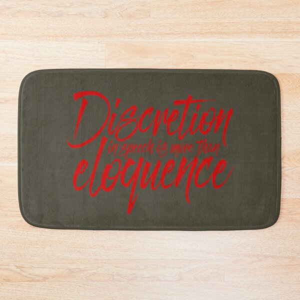 Item preview, Discretion in speech is more than eloquence  v.2 designed and sold by x1brett.