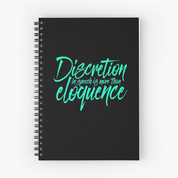 Item preview, Discretion in speech is more than eloquence v.3 designed and sold by x1brett.