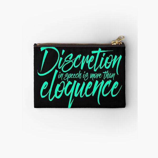 Item preview, Discretion in speech is more than eloquence v.3 designed and sold by x1brett.