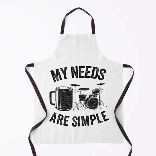 Item preview, My Needs Are Simple Coffee & Drums Drummer Funny Gift designed and sold by Stronzi.
