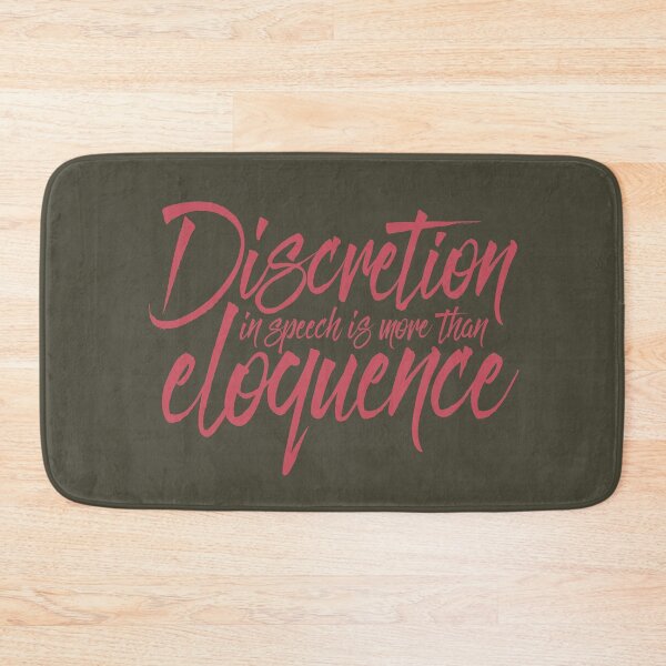 Item preview, Discretion in speech is more than eloquence v.6 designed and sold by x1brett.