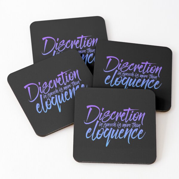 Item preview, Discretion in speech is more than eloquence v.7 designed and sold by x1brett.