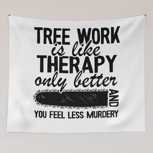 Item preview, Tree Work Therapy Funny Arborist Gift Lumberjack  designed and sold by Stronzi.