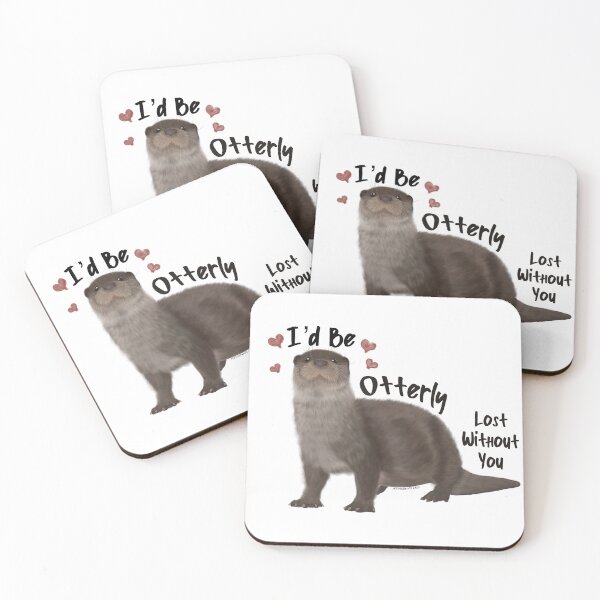 Item preview, Otterly lost without you designed and sold by TheCraftMystic.