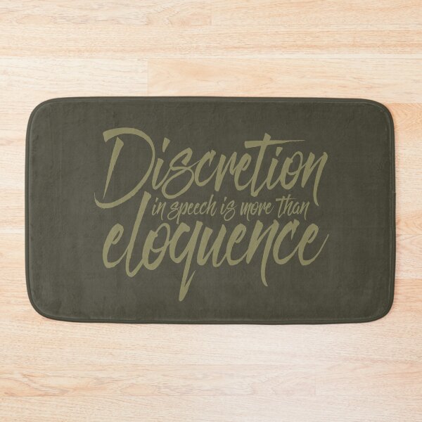 Item preview, Discretion in speech is more than eloquence v.8 designed and sold by x1brett.