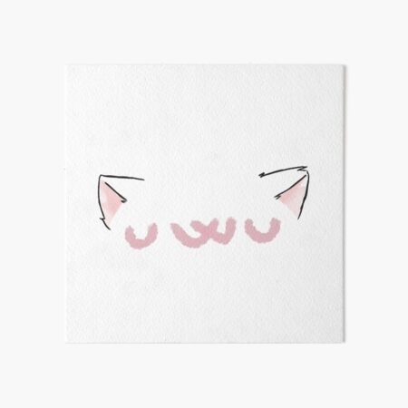 Impressions Rigides Sur Le Theme Oreilles De Chat Redbubble