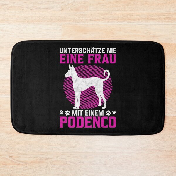 Item preview, Woman with Podenco spanish hunting dog gift designed and sold by madgrfx.