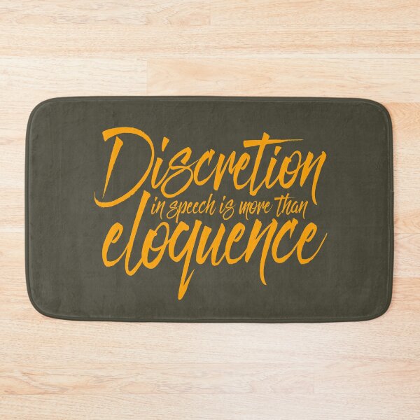 Item preview, Discretion in speech is more than eloquence v.9 designed and sold by x1brett.