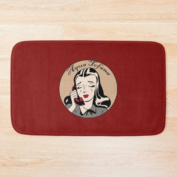 Item preview, Aqua Tofana Vintage Crying lady on the Phone -Bailey Sarian Suspish Crime Story designed and sold by EvaWolf.