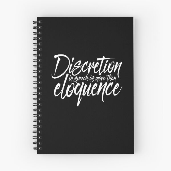 Item preview, Discretion in speech is more than eloquence v.10 designed and sold by x1brett.