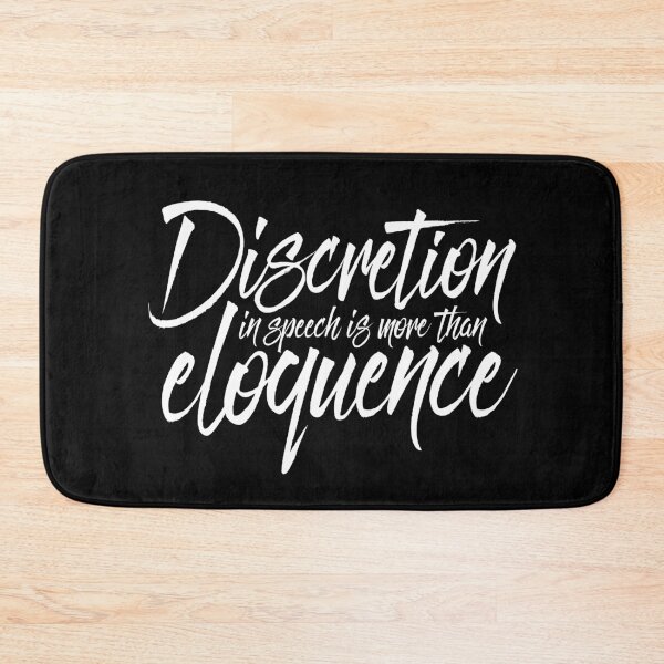 Item preview, Discretion in speech is more than eloquence v.10 designed and sold by x1brett.
