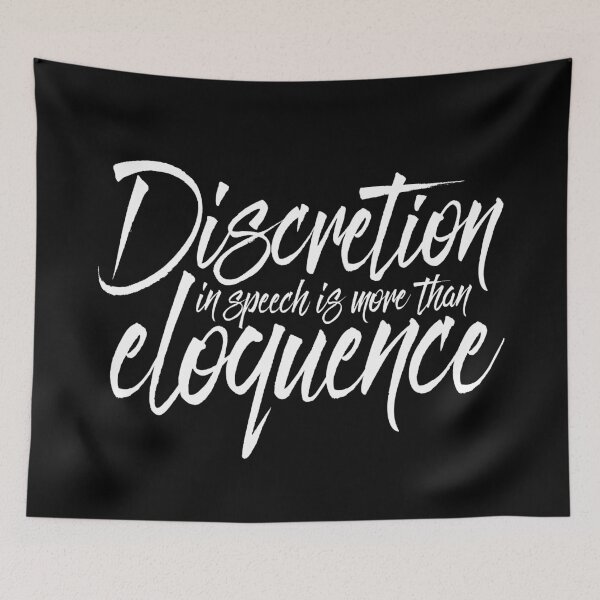 Item preview, Discretion in speech is more than eloquence v.10 designed and sold by x1brett.