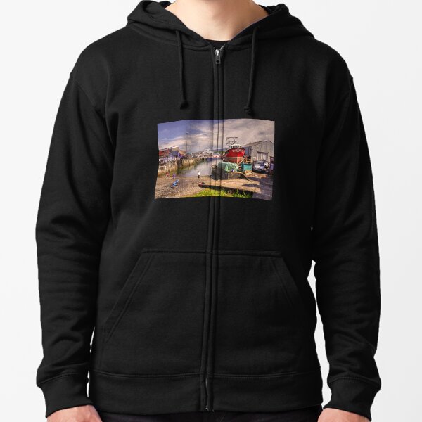 Mallaig Harbour Zipped Hoodie