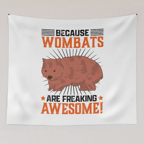 Item preview, Wombat is fantastic marsupial Australia saying designed and sold by madgrfx.