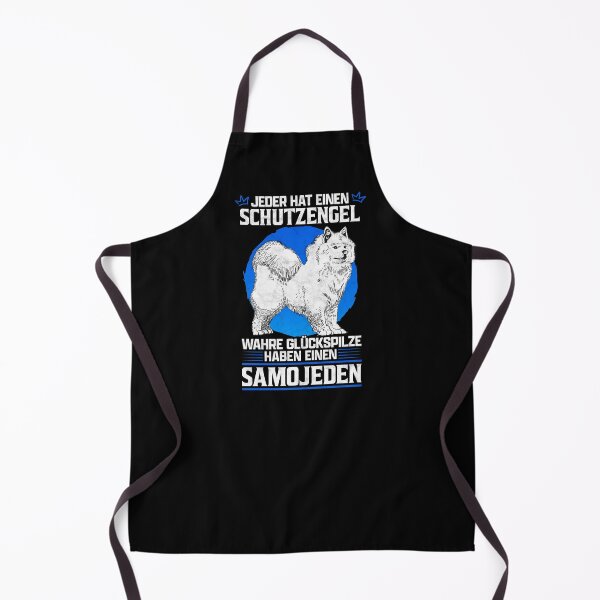 Item preview, Samoyed my guardian angel sled dog owner saying designed and sold by madgrfx.