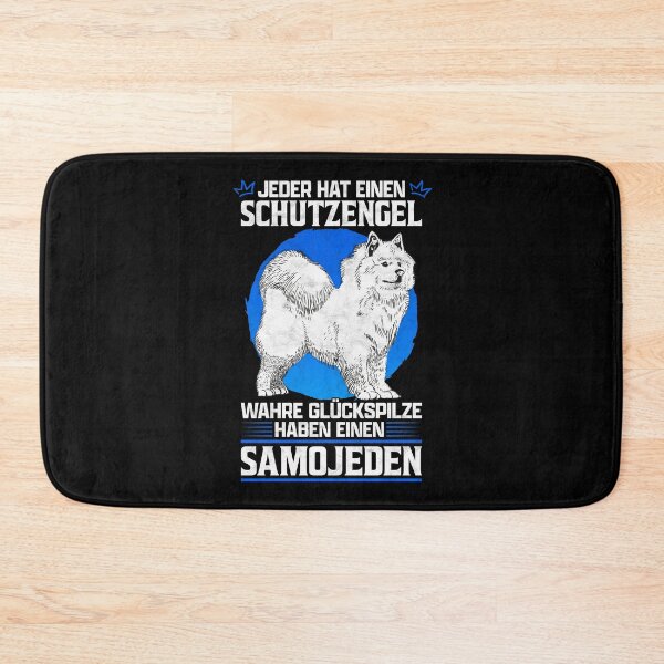 Item preview, Samoyed my guardian angel sled dog owner saying designed and sold by madgrfx.