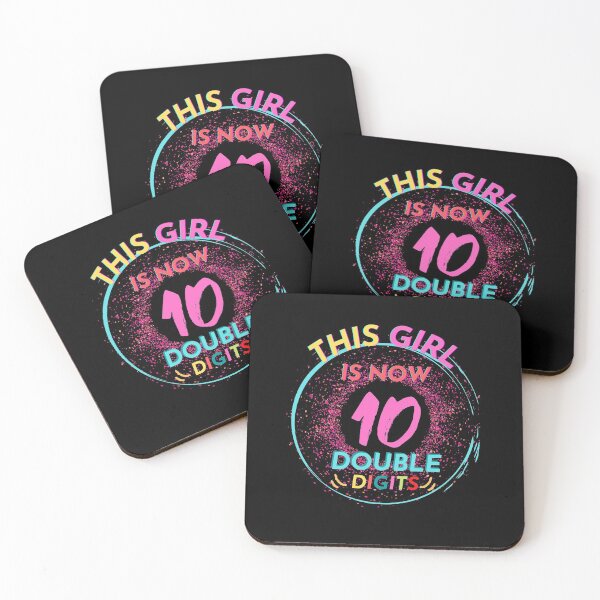 Item preview, This Girl Is Now 10 Double Digits designed and sold by JoLiShop.
