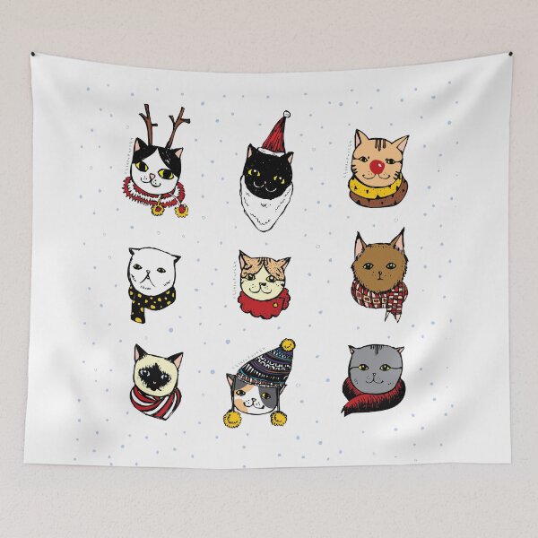Item preview, winter cat designed and sold by chintaparchu.