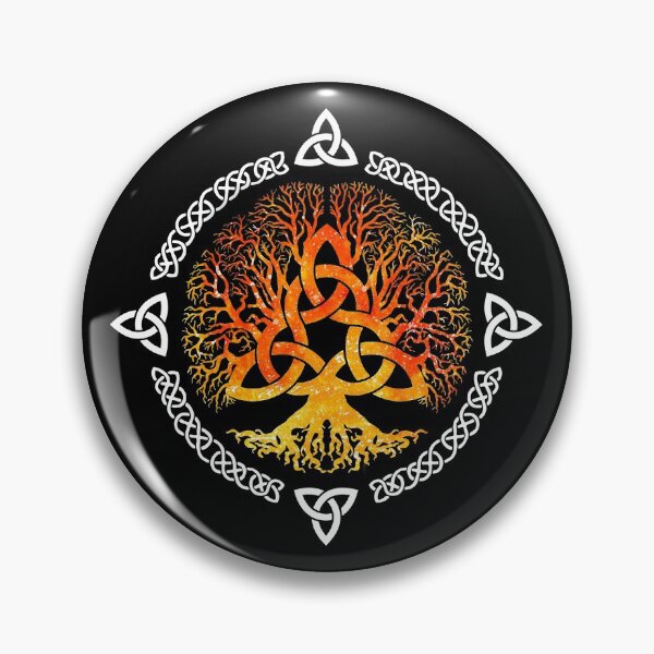 Item preview, Cool Norse Viking Yggdrasil Awe Tree Of Life Irish Vegvisir designed and sold by tuanitus.