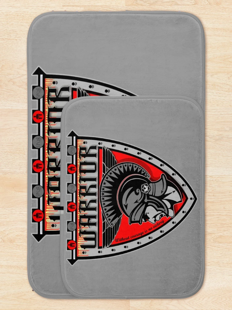 Thumbnail 5 of 6, Bath Mat, Warrior designed and sold by RamirezCZ.