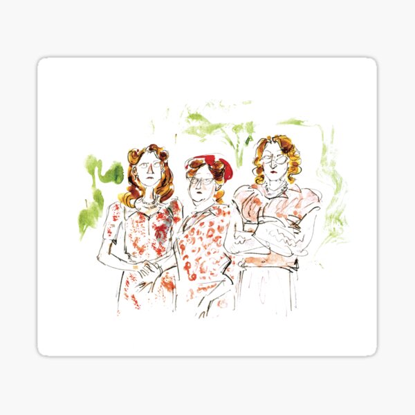 Cake Bake Ladies Sticker