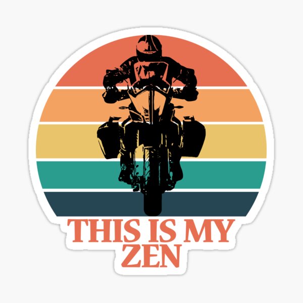 Adventure Motorcycle Stickers | Redbubble