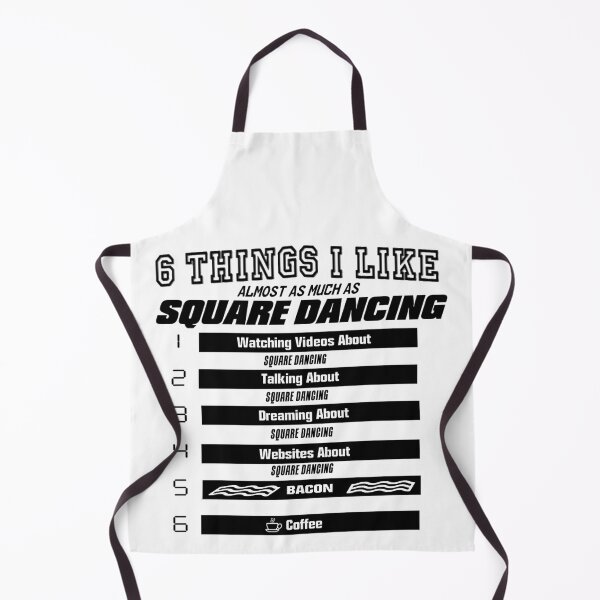 Item preview, 6 Things I Like BLK designed and sold by Square Dancing Gifts & Merchandise.