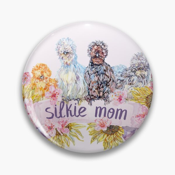 Item preview, Silkie Chicken Mom - Sunflowers and Spring Blossoms designed and sold by becca-boyce.