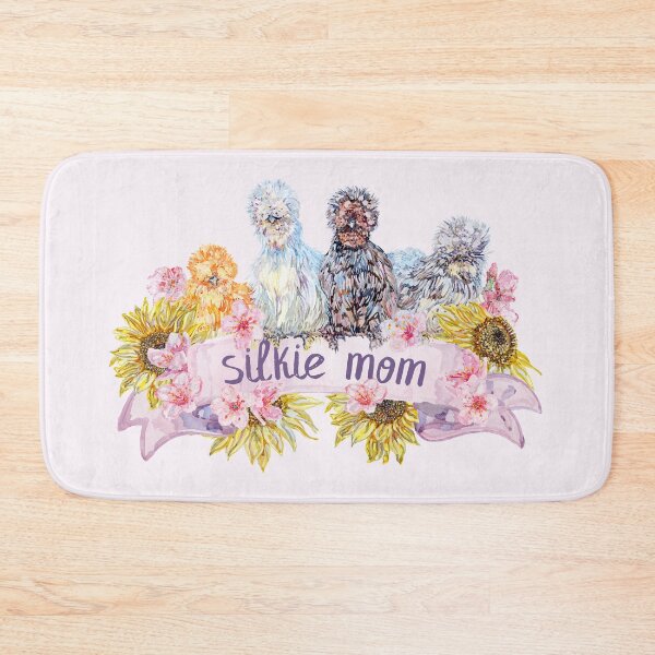Item preview, Silkie Chicken Mom - Sunflowers and Spring Blossoms designed and sold by becca-boyce.
