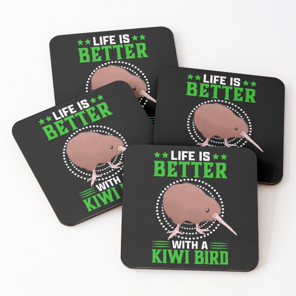 Item preview, Life is better with kiwi bird snipe bouquet gift designed and sold by madgrfx.