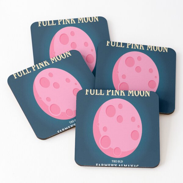 Aperçu de l'œuvre Full pink Moon for April 2021 t-shirt créée et vendue par Tarikbouchmal.