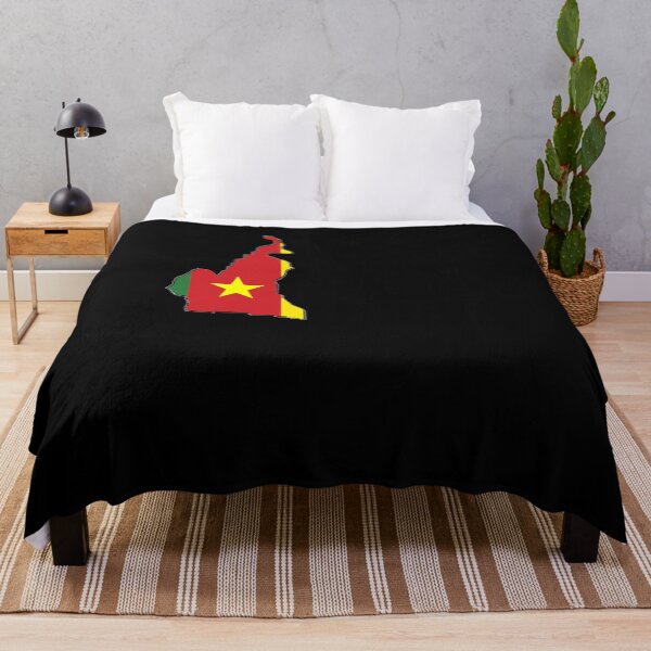 Item preview, Cameroon map FLAG designed and sold by drifti.