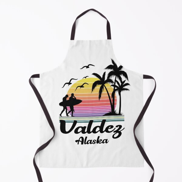Item preview, Valdez Alaska Seaside Retro Sunset designed and sold by Home-Spirit.