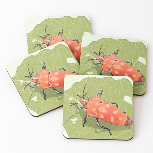 Item preview, Orange Stinkbug on Leaf designed and sold by Arkneer.