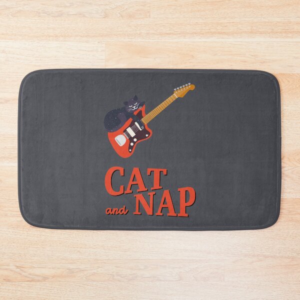 Item preview, Relaxed Cat on Surf Guitar | Cosmic | Catnap designed and sold by Fluffy-Vectors.