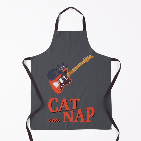 Item preview, Relaxed Cat on Surf Guitar | Cosmic | Catnap designed and sold by Fluffy-Vectors.