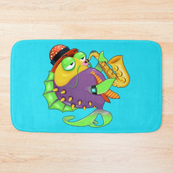 Item preview, Saxophone Musical Blowfish designed and sold by PosterpartyCo.