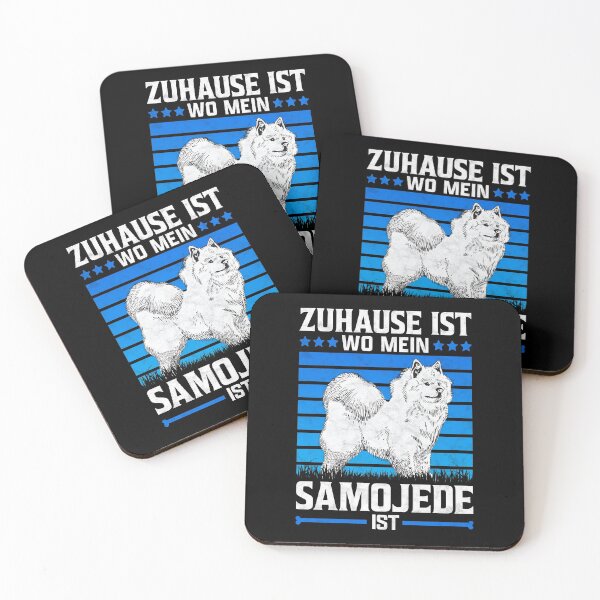 Item preview, Home is where my Samoyed is sled dog saying designed and sold by madgrfx.