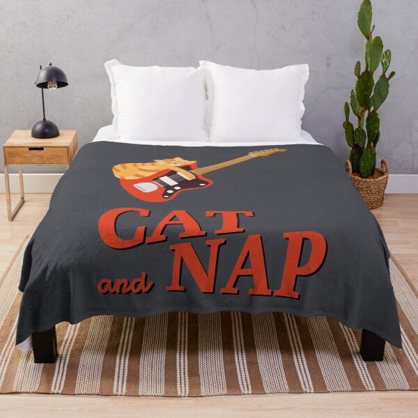 Item preview, Relaxed Cat on Surf Guitar | Tabby | Catnap designed and sold by Fluffy-Vectors.