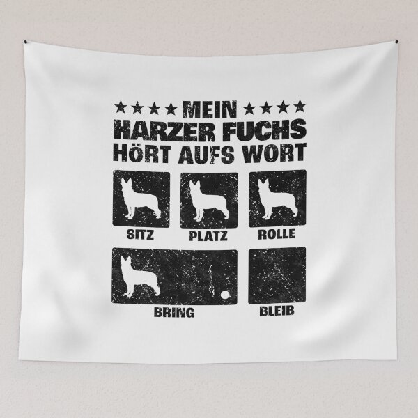 Item preview, Harzer fox dog tricks german herding dog humor designed and sold by madgrfx.