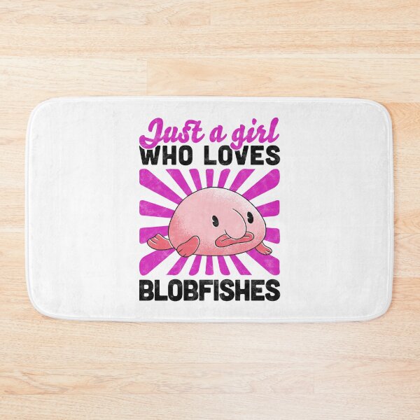 Item preview, Girl who loves blobfish ugly fish humor saying designed and sold by madgrfx.