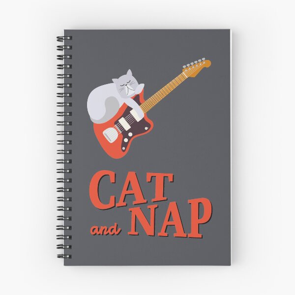 Item preview, Relaxed Cat on Surf Guitar | Persian | Catnap designed and sold by Fluffy-Vectors.