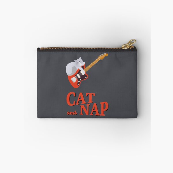 Item preview, Relaxed Cat on Surf Guitar | Persian | Catnap designed and sold by Fluffy-Vectors.