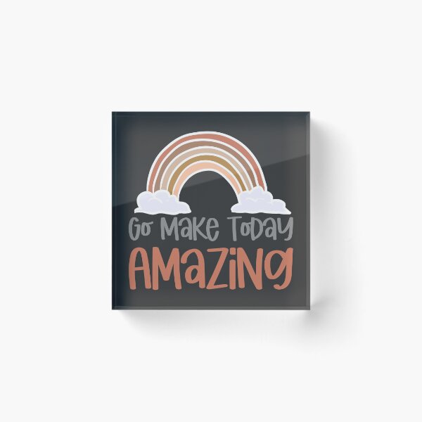 Item preview, Go Make Today Amazing Boho Rainbow designed and sold by Schuva.