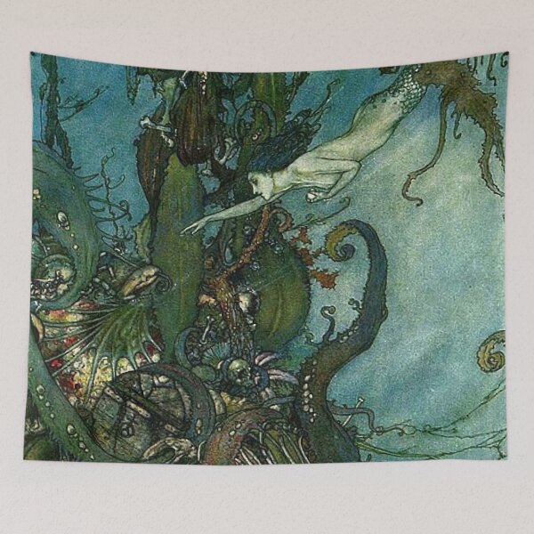 Item preview, The Mermaid By Edmund Dulac  designed and sold by Niina  Niskanen.