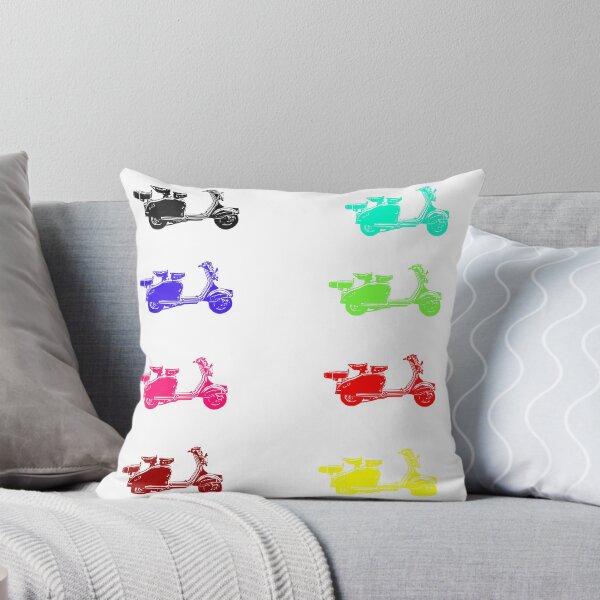 Item preview, Vintage Italian LD Scooter pack in 8 different colours - Classic 1950's Scooter Stickers designed and sold by Rocketman2017.