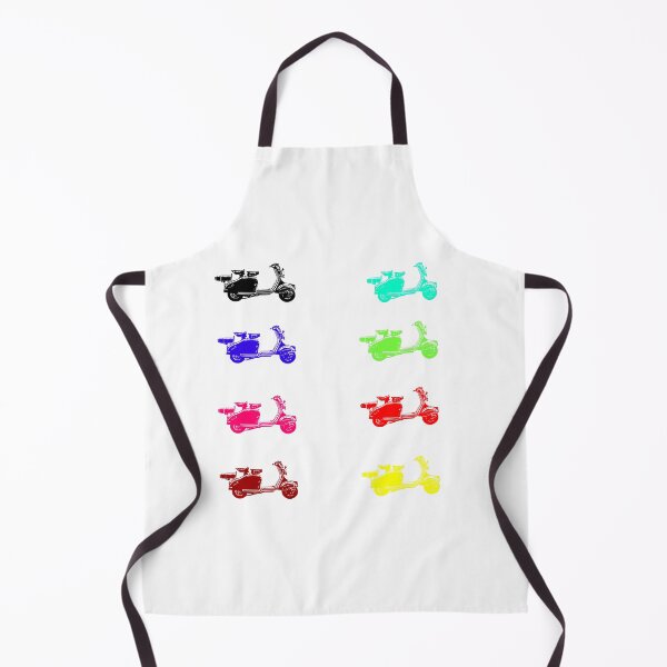 Item preview, Vintage Italian LD Scooter pack in 8 different colours - Classic 1950's Scooter Stickers designed and sold by Rocketman2017.