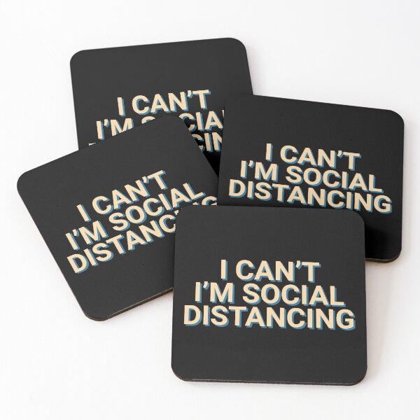 Item preview, I Can't I'm Social Distancing Coronavirus designed and sold by Sour Soul.